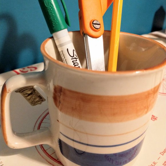 Pre-loved Vintage Chi Kiang Stoneware Retro Coffee/Tea Mug - Picture 4 of 6